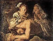 Matthias Stomer Samson and Delilah oil painting reproduction
